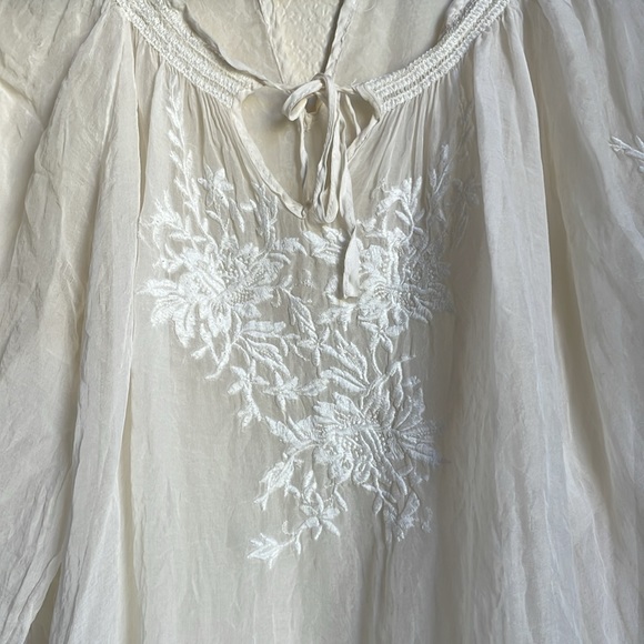 4love and liberty sheer embroidered top - Picture 2 of 5